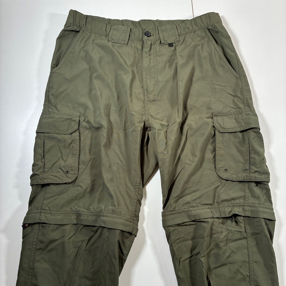 Boy Scouts of America Switchback Convertible Pants Large 34x34 Green Cargo Nylon